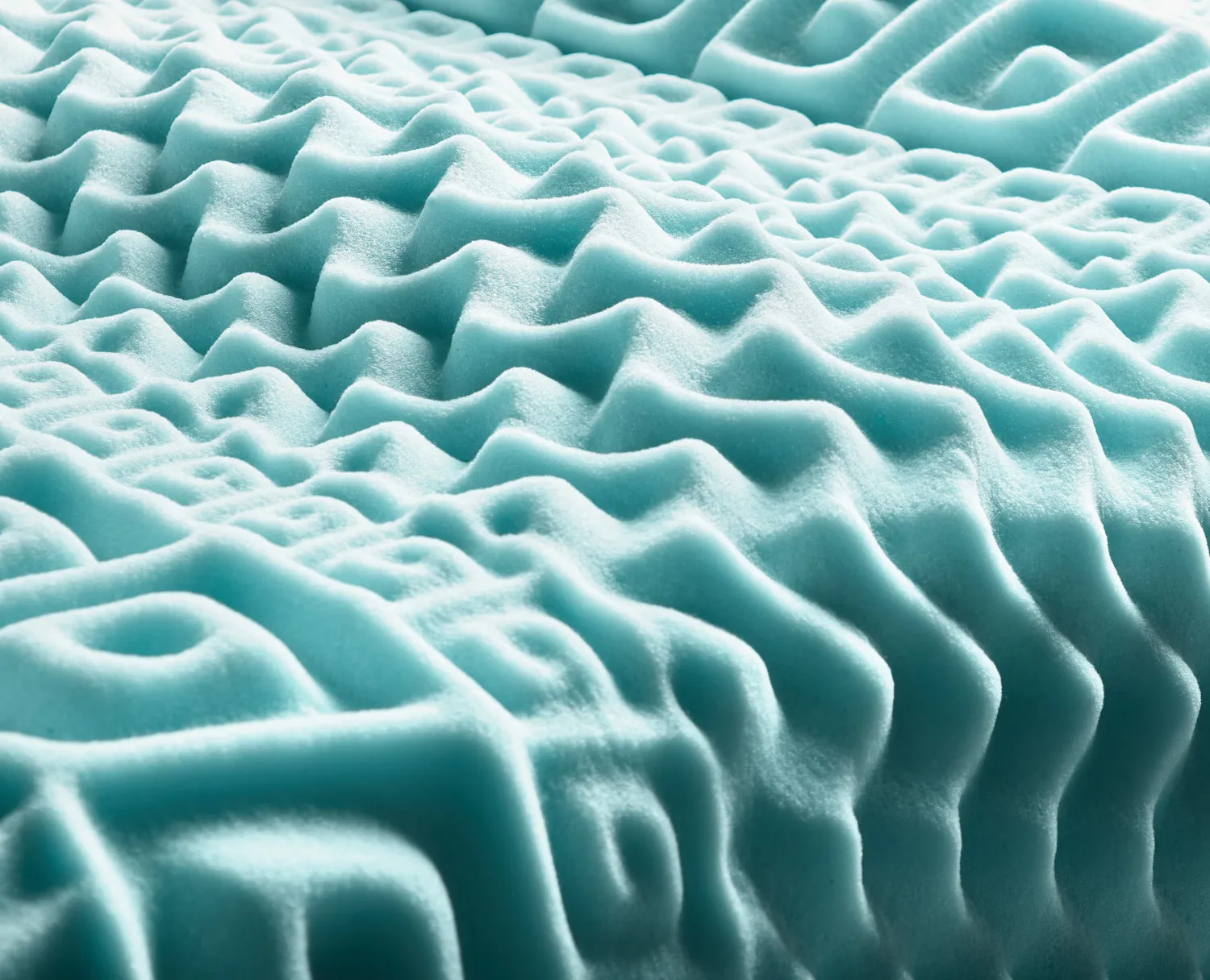 Mattress topper close up on detail